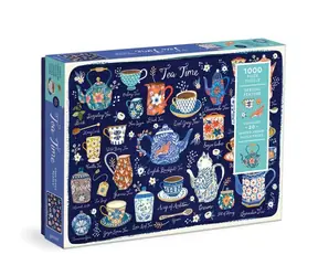Galison Puzzle Zeit für Tee / 1000 Teile / ab 8 Jahren