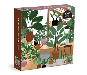 Galison Puzzle Haus der Pflanzen / 1000 Teile / ab 8 Jahren