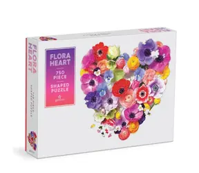 Galison Puzzle Blumenherz / 750 Teile / ab 8 Jahren
