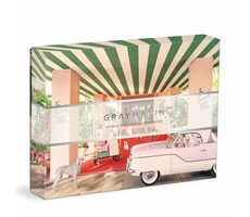 Galison Doppelseitiges Puzzle Hunde im Beverly Hills Hotel / 500 Teile / ab 8 Jahren