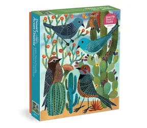 Galison Puzzle Wüstenvogelfreunde / 1000 Teile / ab 8 Jahren