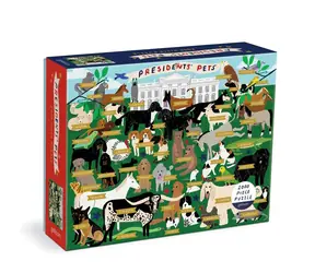 Galison Puzzle Haustiere des Präsidenten / 2000 Teile / ab 8 Jahren