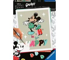 Ravensburger CreArt Disney: Mickey Mouse: H steht für HAPPY / ab 12 Jahren