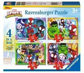 Ravensburger Spidey und seine tollen Freunde 4 in 1 - 12+16+20+24 Teile / ab 3 Jahren