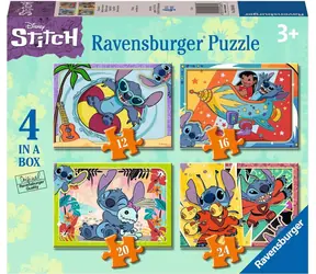 Ravensburger Disney: Stitch 4 in 1 - 12+16+20+24 Teile / ab 3 Jahren