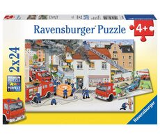 Ravensburger Für Feuerwehrleute / 2x24 Teile / ab 4 Jahren