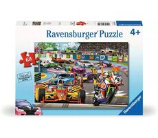 Ravensburger Rennen der schnellen Fahrräder / 60 Teile / ab 4 Jahren