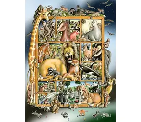 Ravensburger Tiermenagerie / 100 Teile / ab 6 Jahren