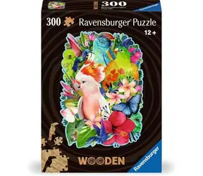 Ravensburger Holzpuzzle Bunte Papageien / 300 Teile / ab 12 Jahren