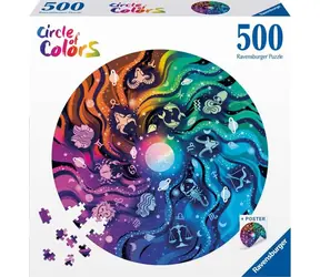 Ravensburger Rundpuzzle: Astrologie / 500 Teile / ab 12 Jahren