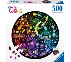 Ravensburger Rundpuzzle: Welt der Insekten / 500 Teile / ab 12 Jahren