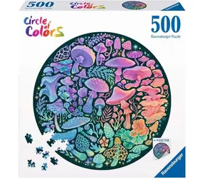 Ravensburger Rundpuzzle: Pilze / 500 Teile / ab 12 Jahren