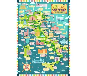 Ravensburger Karte von Iberia - Weinregionen / 1000 Stück / ab 14 Jahren