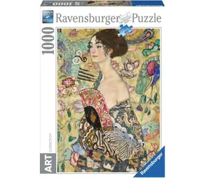 Ravensburger Gustav Klimt: Dame mit Fächer / 1000 Teile / ab 14 Jahren