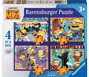 Ravensburger I, der Bösewicht 4 4 in 1 - 12+16+20+24 Teile / ab 3 Jahren