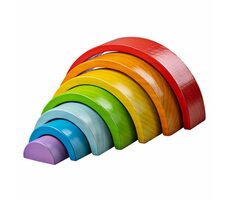 Bigjigs Baby Wooden Folding Rainbow klein / ab 12 Monaten