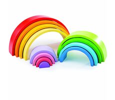 Bigjigs Baby Wooden Folding Rainbow groß / ab 12 Monaten