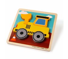 Bigjigs Toys Einsteckpuzzle Bagger / ab 12 Monaten