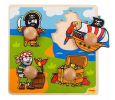 Bigjigs Toys Einsteckpuzzle Piraten / ab 1 Jahr