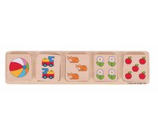 Bigjigs Toys Zähl-Einsteckpuzzle / ab 1 Jahr