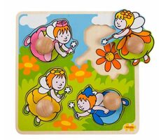 Bigjigs Toys Einlegepuzzle Feen / ab 1 Jahr