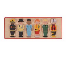 Bigjigs Toys Einsteckpuzzle Rettungsteam / ab 1 Jahr
