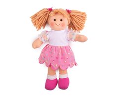 Bigjigs Toys Stoffpuppe Darcie 28 cm / ab 0 Jahren