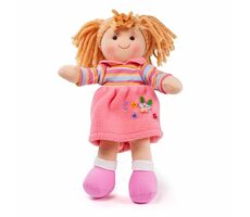 Bigjigs Toys Stoffpuppe Jenny 28 cm / ab 0 Jahren