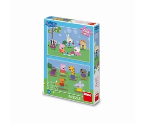 Dino Peppa Pig und Freunde / 2x48 Teile / ab 4 Jahren