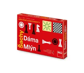 Dino Schach, Dame, Mühle / ab 6 Jahren