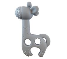 DiaperChamp Giraffen-Beißring Bite me Raff Blue Grey / ab 3 Monaten