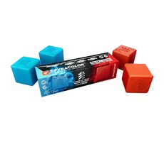 Spyra SpyraColor - Blau und Rot / Set zum Färben von Wasser (2x Blau + 2x Rot) / Färbt bis zu 60 l Wasser