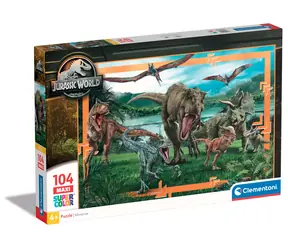 Clementoni - Puzzle Maxi - Jurassic World / 104 Teile / ab 4 Jahren 