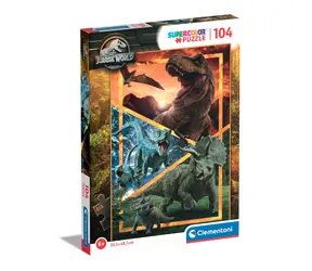 Clementoni - Puzzle Super - Jurassic World / 104 Teile / ab 4 Jahren 