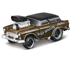 Maisto Muscle Machines - 1955 Chevrolet Nomad Gasser / Maßstab 1:64 / 8 Jahre und älter 