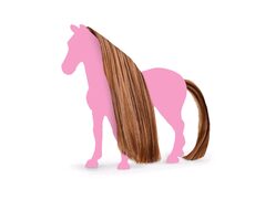 Schleich Horse Club 42651 Braunes Zubehör für Schweif und Mähne / ab 3 Jahren 