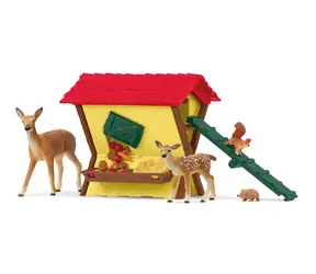 Schleich Farm WORLD 42658 Füttern von Waldtieren / ab 3 Jahren 