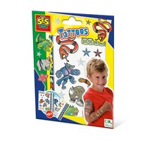 SES Kindertattoos - Tierkämpfer 45 Stück / ab 3 Jahren 