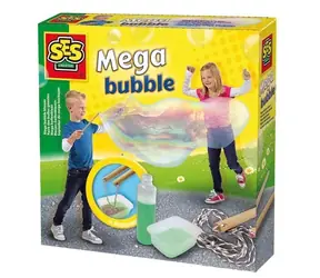 SES Mega Seifenblasengerät mit Stäben / ab 5 Jahren 