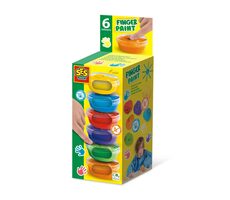 SES Fingerfarben - kleine Becher 6x45ml / ab 2 Jahren