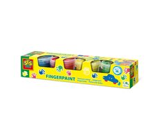 SES Fingerfarben - Grundfarben 4x110ml / ab 2 Jahren 