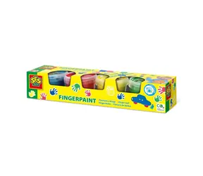 SES Fingerfarben - Grundfarben 4x110ml / ab 2 Jahren 