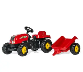 Rollytoys Rolly Kid Trettraktor mit Seitenwand - rot / ab 3 Jahren 