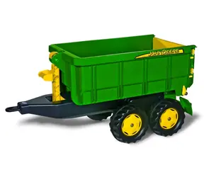 Rollytoys Anhänger für den John Deere Traktor, klappbar grün / ab 3 Jahren 