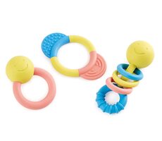 Hape ECO BABY - Set Rasseln und Beißringe / ab 0 Monaten 