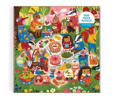 Mudpuppy Puzzle Picknick im Wald / 500 Teile / ab 8 Jahren  