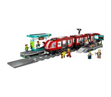 LEGO® City 60423 Straßenbahn und Haltestelle im Stadtzentrum / Anzahl Teile: 811 / ab 7 Jahren