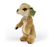 Rappa Plüsch-Erdmännchen stehend 23 cm / UMWELTFREUNDLICH / ab 0 Monaten 