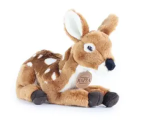 Rappa Plüschhirsch liegend 22 cm / UMWELTFREUNDLICH / ab 0 Monaten 