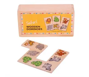 Bigjigs Toys Domino-Safari aus Holz / ab 1 Jahr
